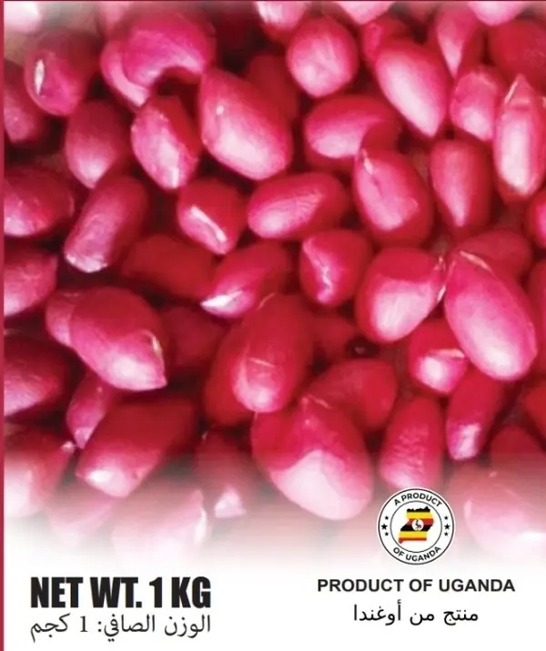 Raw shelled groundnuts